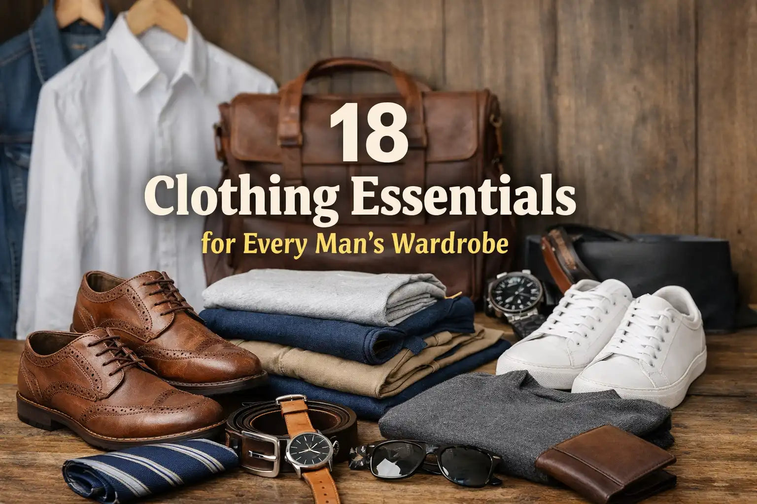 18 Clothing Essentials for Every Man’s Wardrobe