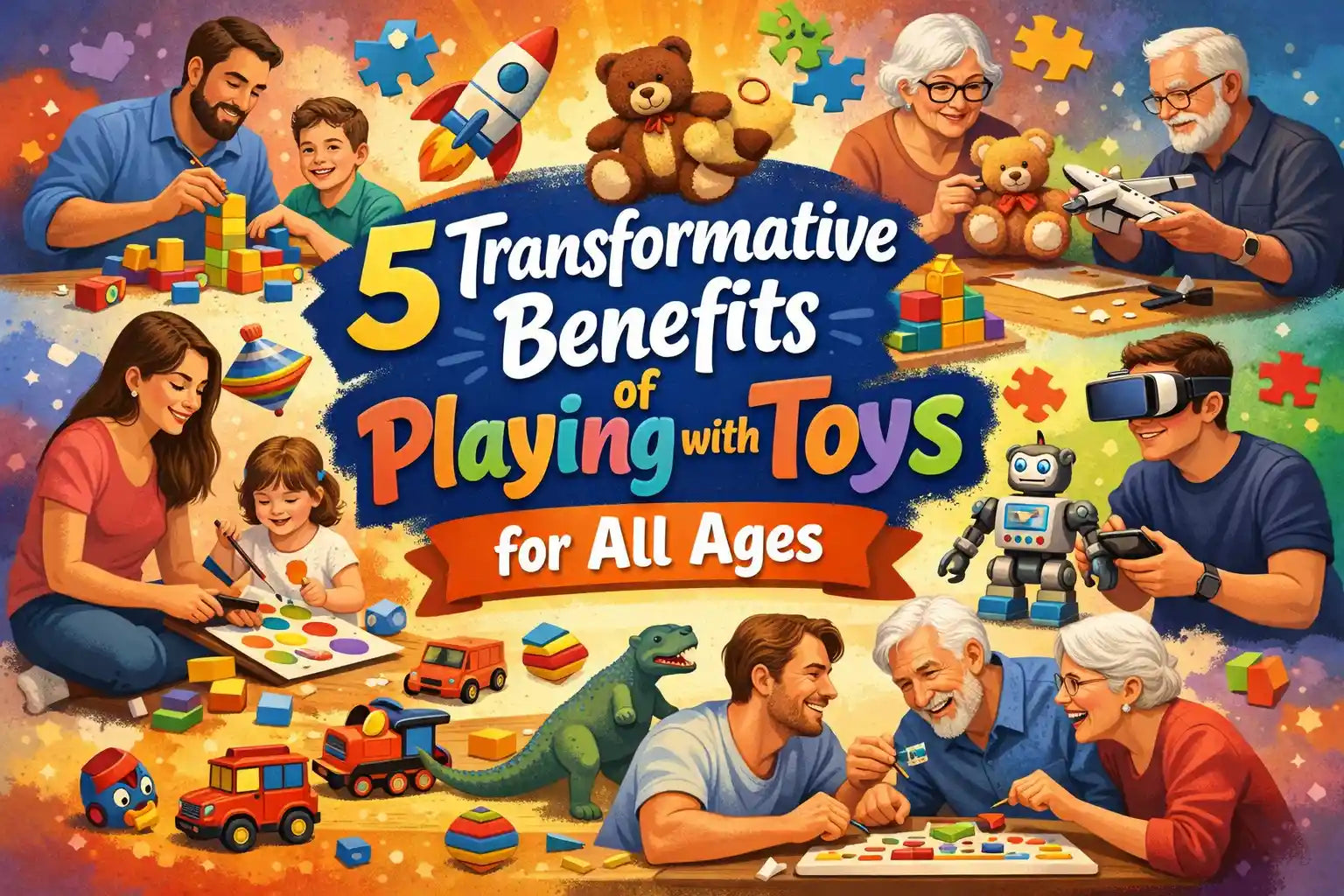 5 Transformative Benefits of Playing with Toys For All Ages