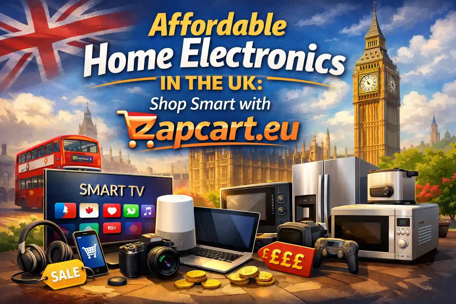 Affordable Home Electronics in the UK: Shop Smart with Zapcart.eu