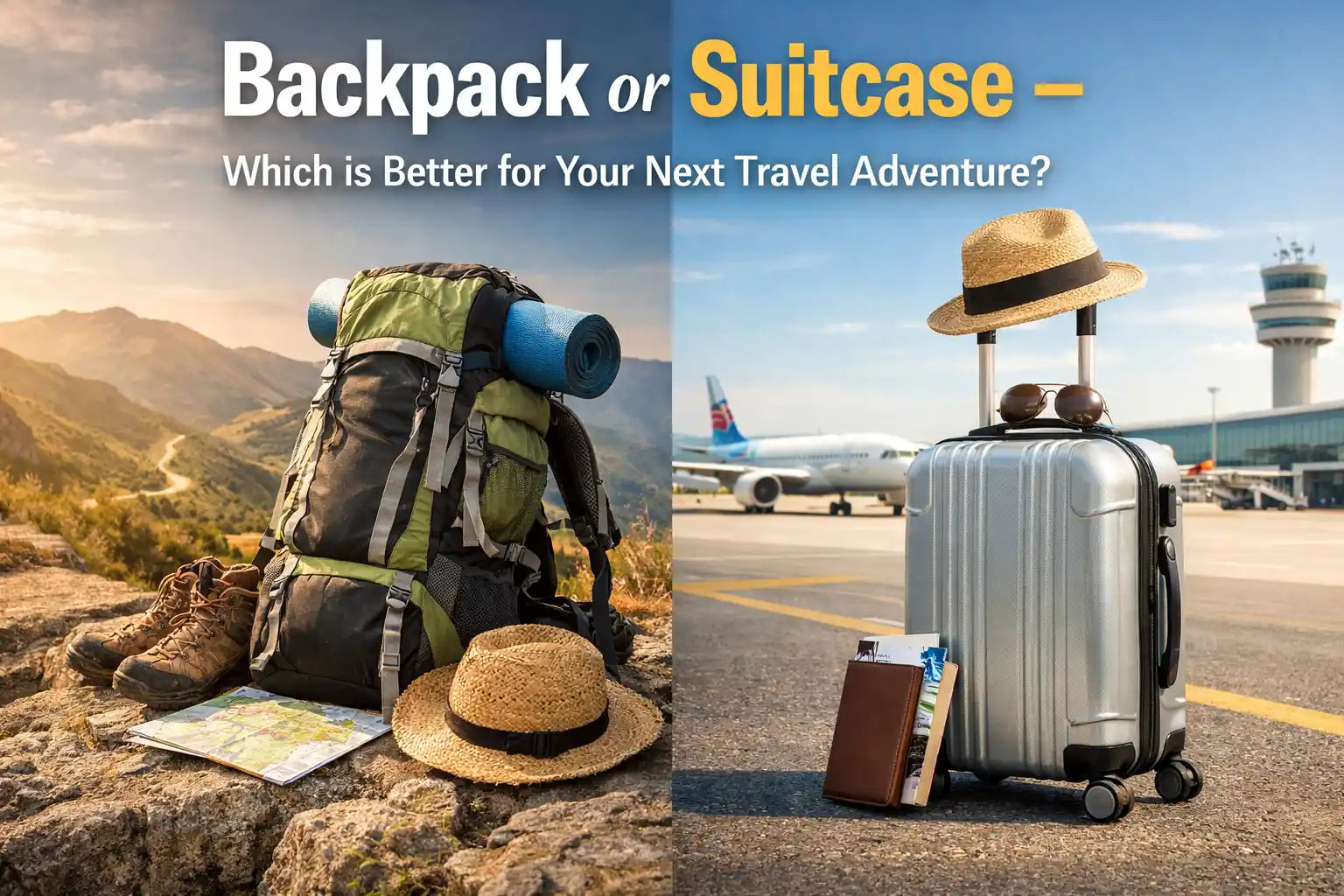 Backpack or Suitcase