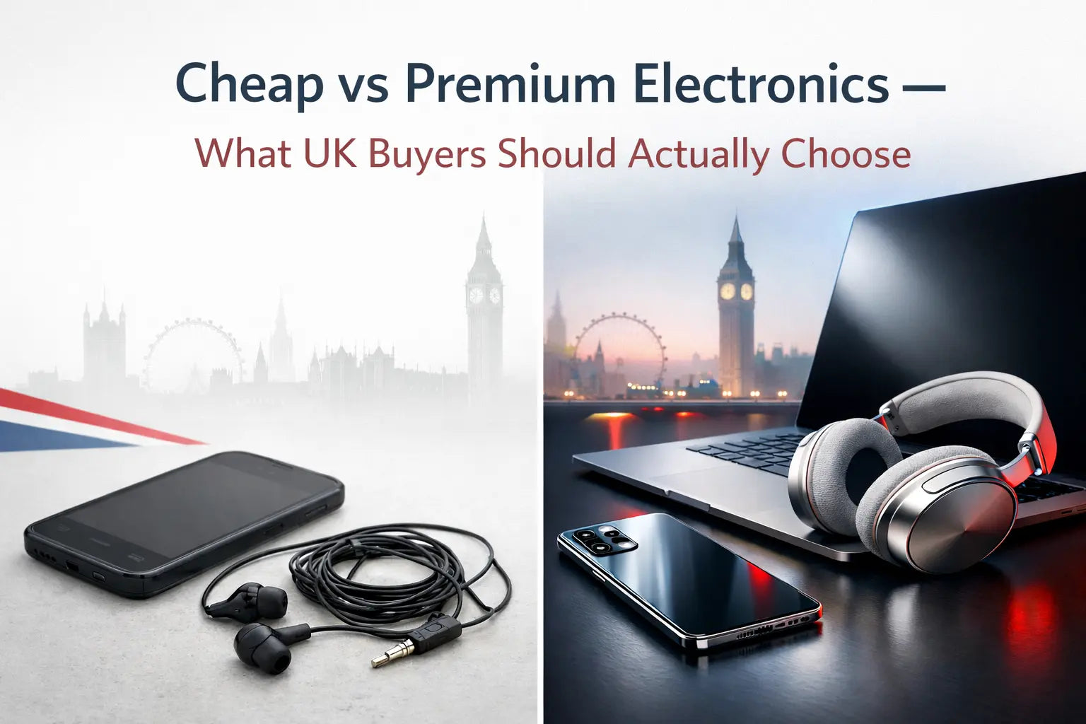 Cheap vs Premium Electronics — What UK Buyers Should Actually Choose