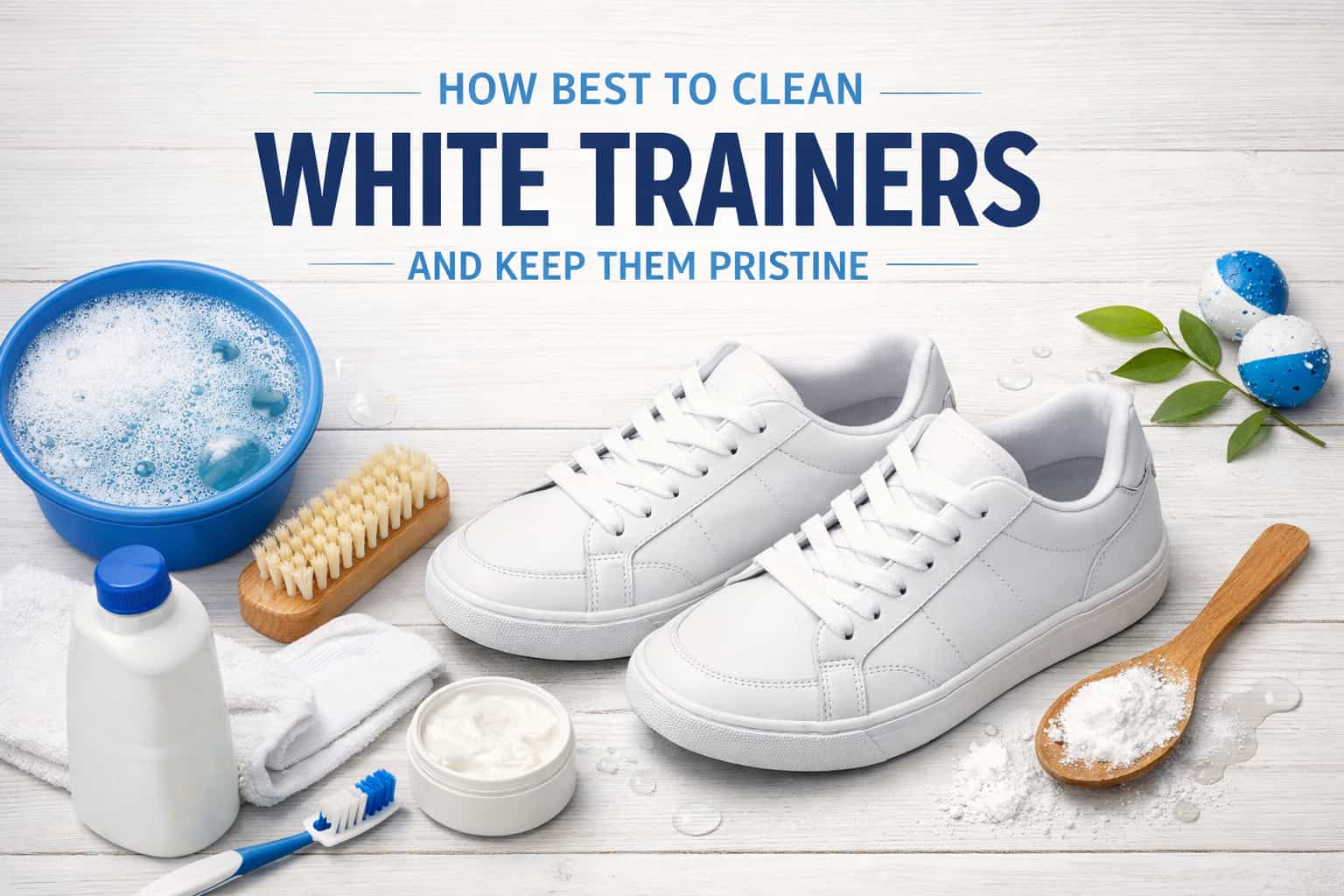 How Best to Clean White Trainers and Keep Them Pristine