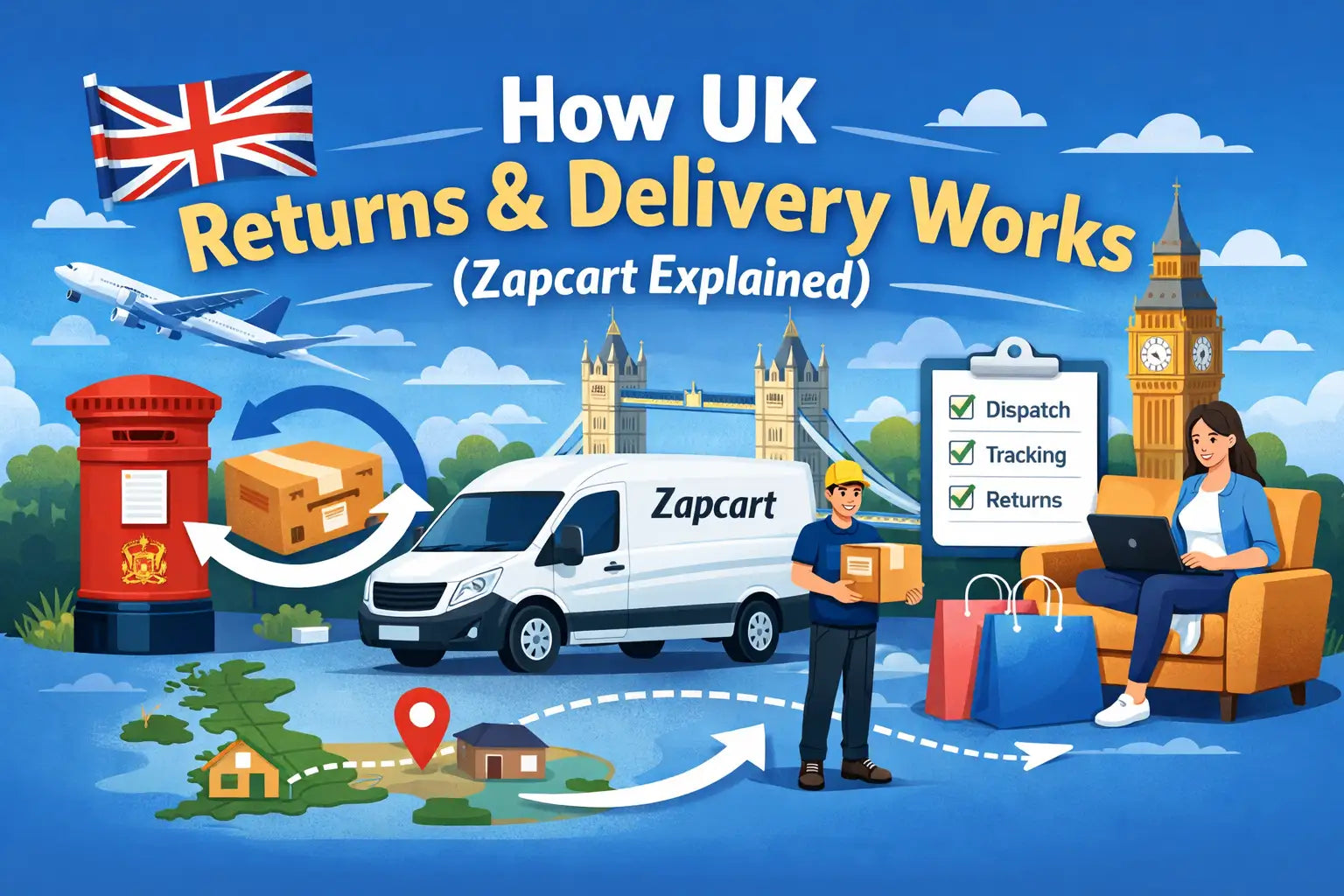 How UK Returns and Delivery Works (Zapcart Explained)