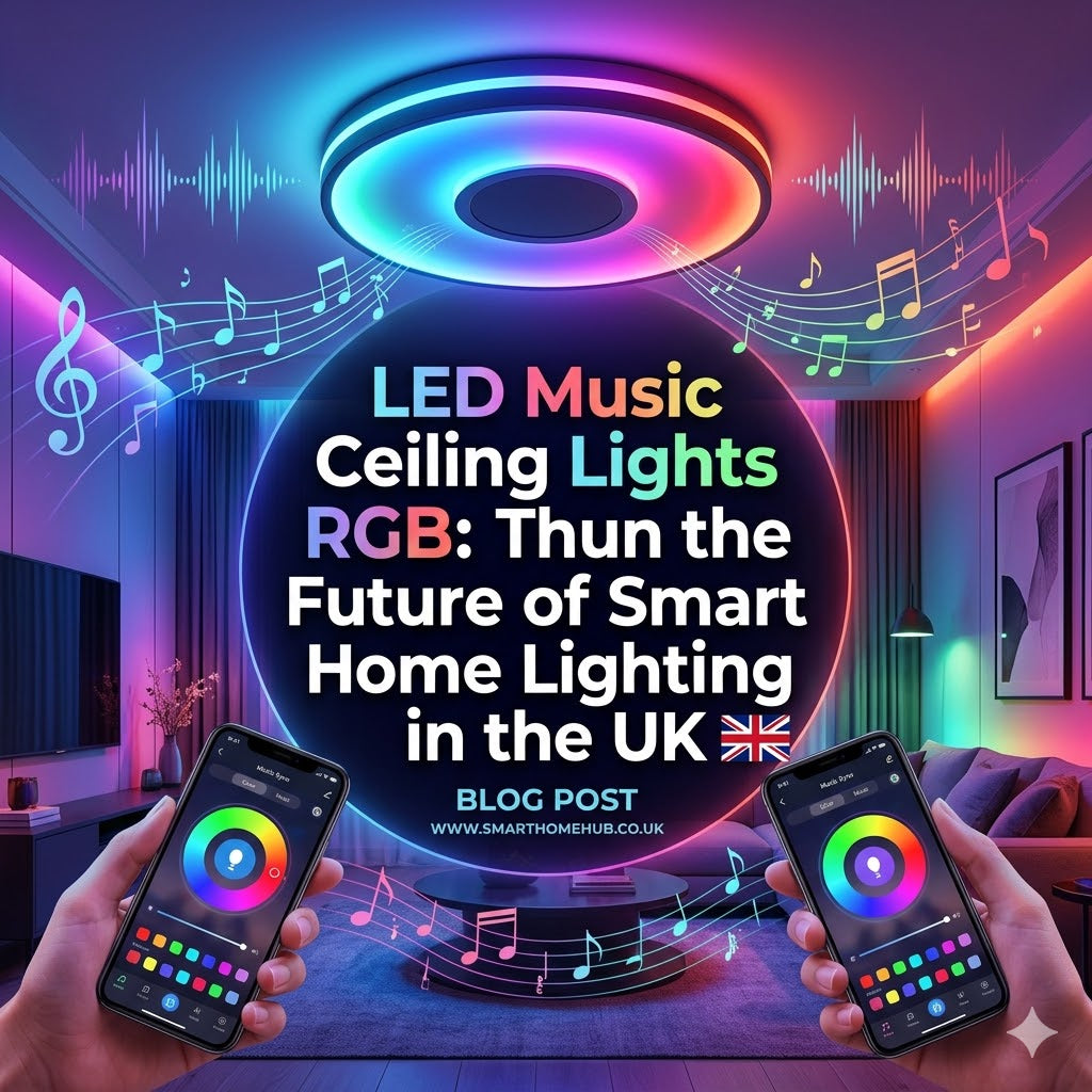 LED Music Ceiling Lights RGB: The Future of Smart Home Lighting in the UK
