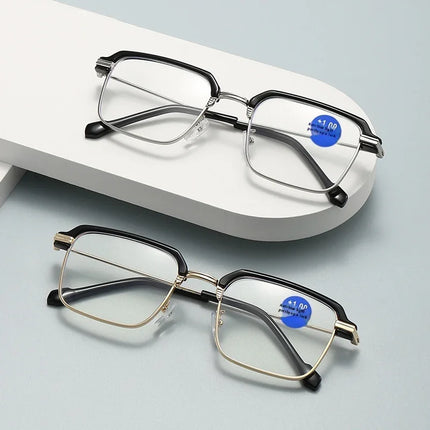 Photosensitive Color Changing Glasses HD Men's Anti-blue Light Reading Glasses by zapcart