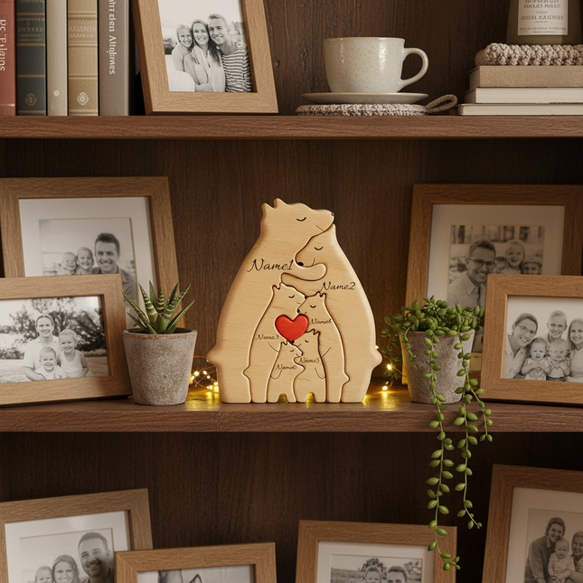 6 Bears - Bookshelf