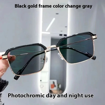 Photosensitive Color Changing Glasses HD Men's Anti-blue Light Reading Glasses by zapcart