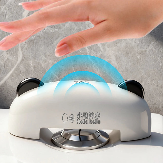 Touchless Toilet Flusher with Voice Control Automatic Toilet Flushing Device Waterproof Type C Charge for Hotel Home Office Use by zapcart