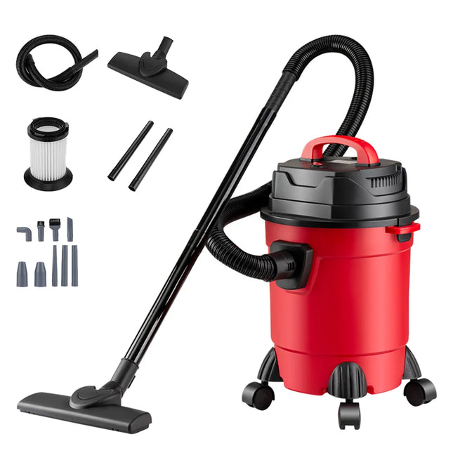 15L Dry/Wet/Blow Vacuum Cleaner Handheld Large Bucket Vacuum Cleaner Powerful Suction Dust Collector For Home Car Commercial Use by zapcart