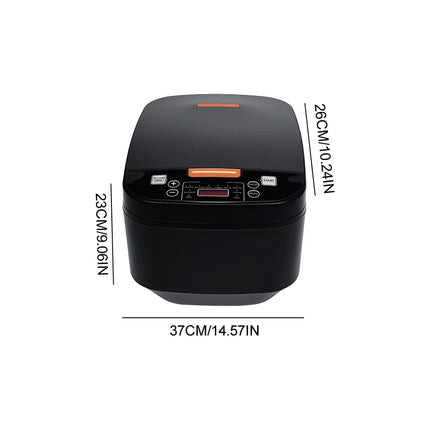 Electric Rice Cooker 5L Smart Household Multi-Cooker Heat Preservation Stewing Rice Cooker Fine Cook Quick Boiling Rice Cooker by zapcart