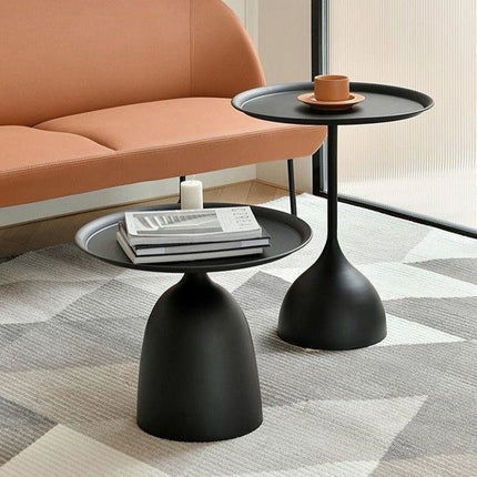 Creative Side End Table Coffee Table Ornament Bedside Table For Living Room Cabin Small Round Table Iron Retro Coffee Table by zapcart