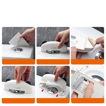 Touchless Toilet Flusher with Voice Control Automatic Toilet Flushing Device Waterproof Type C Charge for Hotel Home Office Use by zapcart