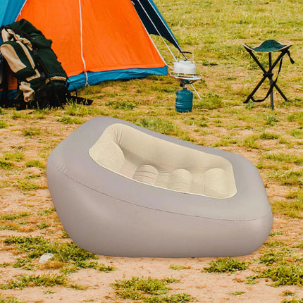 Inflatable Sofa Folding Chair Air Bed Trip Outside Leisure Sofa outdoor seating for Summer Garden Camping Party Lazy Sofa Chair by zapcart