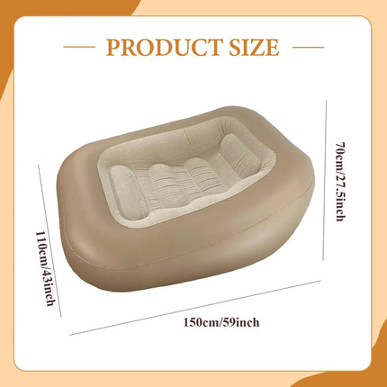 Inflatable Sofa Folding Chair Air Bed Trip Outside Leisure Sofa outdoor seating for Summer Garden Camping Party Lazy Sofa Chair by zapcart