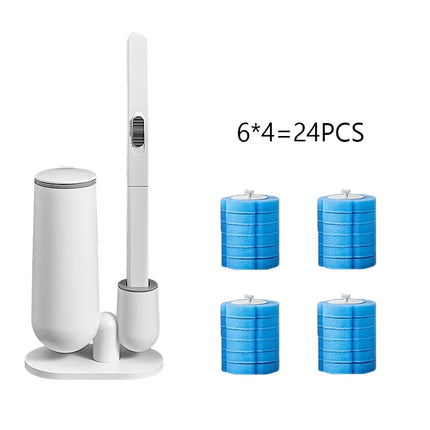 XiaoGui Disposable Toilet Brush Set Bathroom Accessories Brush No Closed-End Houseware Disposable Replacement by zapcart