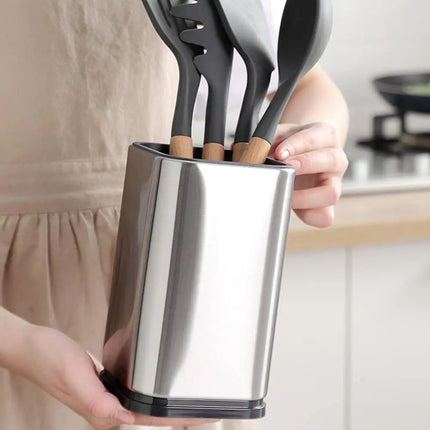 Kitchen Organizer Kitchen Utensil Holder for countertop Large Cooking Utensil Storage Organizer for Spatula Spoon Utensil Crock by zapcart