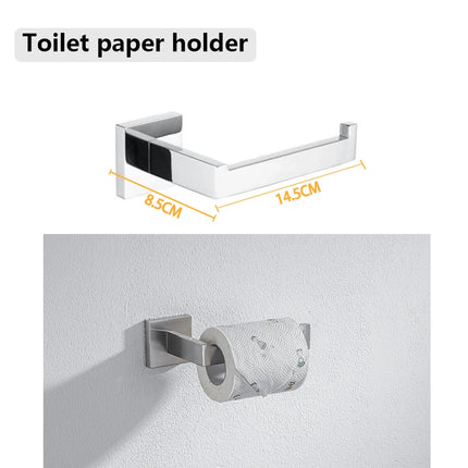 Stainless Steel Toilet Paper Holder Bathroom Wall Mount WC Paper Phone Holder Shelf Towel Roll Shelf Accessories by zapcart