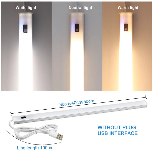 5V USB LED Strip Desk Lamp Hand Sweep Switch Motion Sensor Lamp Table Lamp Children Study Room LED Under Cabinet Kitchen Lights by zapcart