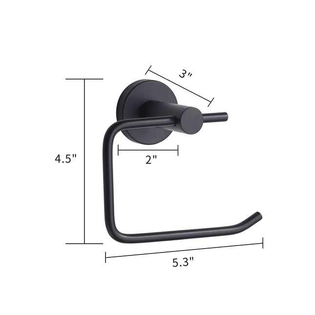 SARIHOSY Stainless Steel Toilet Paper Holder Bathroom Accessories Paper Roll Shelf Towel Rack by zapcart