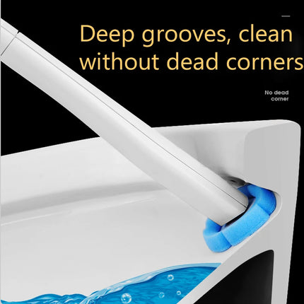 XiaoGui Disposable Toilet Brush Set Bathroom Accessories Brush No Closed-End Houseware Disposable Replacement by zapcart