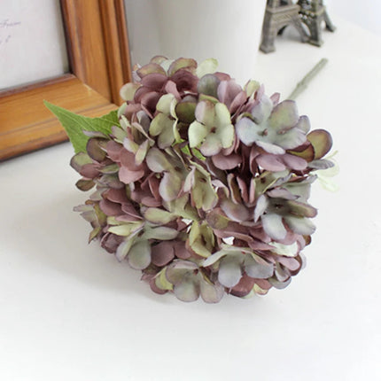 SMR Silk Hydrangea Artificial Flowers Vase For Home Decor by zapcart
