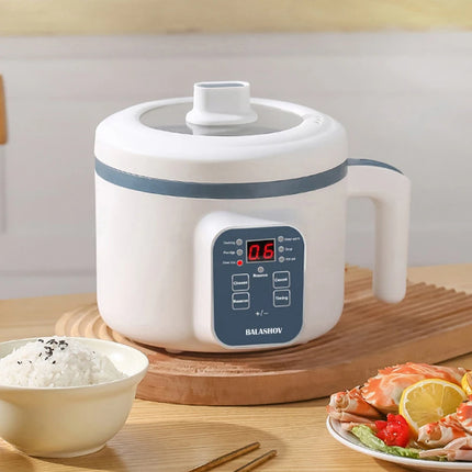 Balashov Electric Rice Cooker 1.7L Nonstick Pot With Mechanical Timer Home by zapcart