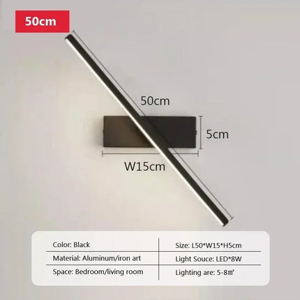 Modern LED Wall Sconce Light for Bedroom Living Room Bedside Hallway Stair by zapcart