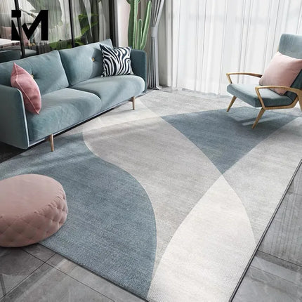 Custom Nordic Light Luxury Living Room Rug Plush For Homes by zapcart