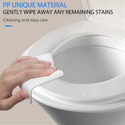 Toilet Seat in Oval Shape，Toilet Lid with Soft-Close Mechanism，Quick Release Attachment to the Top 360° Adjustable Hinges by zapcart