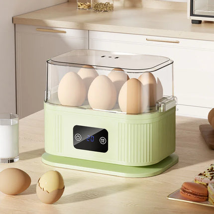 TINSOL 200W Smart Electric Egg Boiler Kitchen Breakfast Machine 200W high-power steamer 6-egg capacity With timer function by zapcart