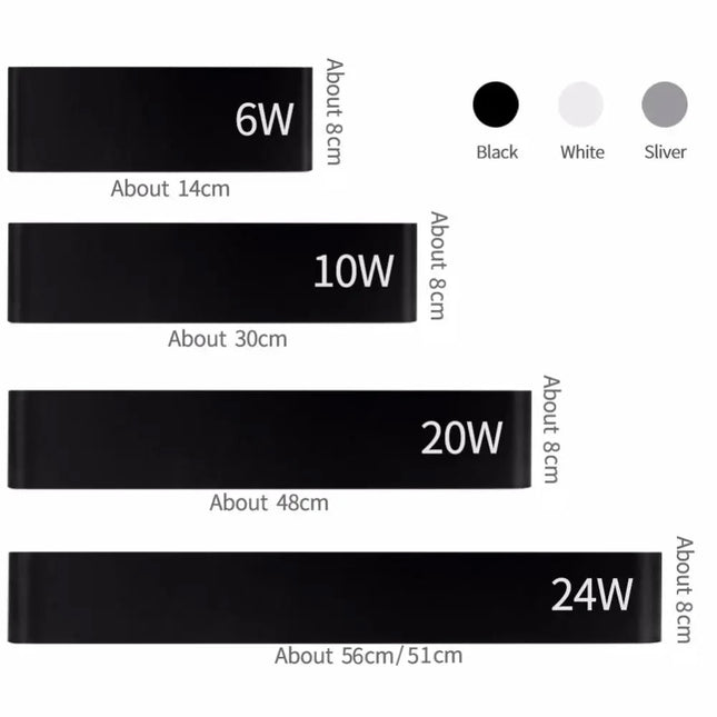 Dimmable Led Wall Sconce Light Decor Wall Lamp Living Room Bedroom Indoor Wall Light For Home Aluminum Wall lighting Fixture by zapcart