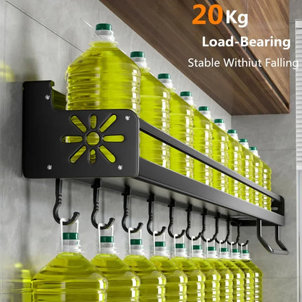 Kitchen Spice Storage Knives Holder Knife Stand Spice Rack Organizer Knives Holder Spoon and Chopsticks Rest Hanging Organizers by zapcart