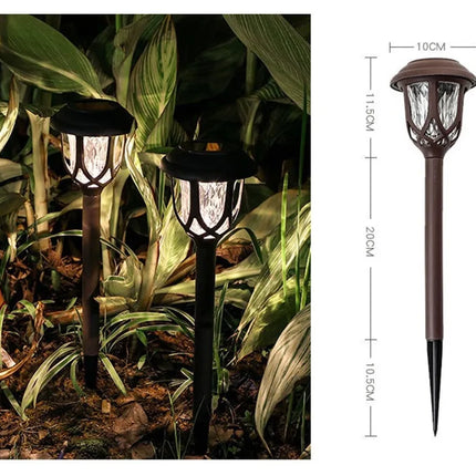 PAMNNY Solar Led Garden Light Outdoor 1PCS Waterproof Ground-plug Landscape Pathway Lawn Lamps for Villa Yard Patio Decoration by zapcart