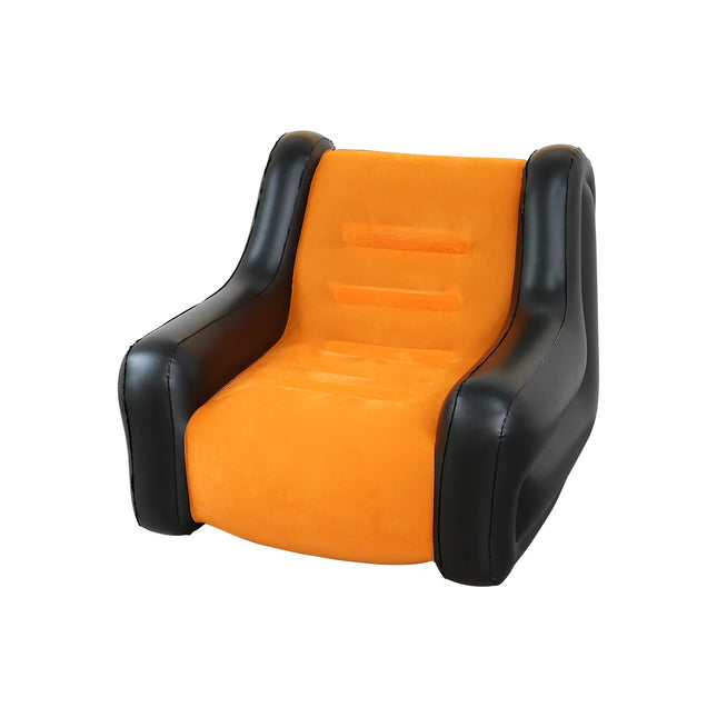 1PC Inflatable Sofa, Outdoor Air Couch for Camping, Double Size Inflatable Lounger, Air Mattress, Portable Sofa, Leisure Chair by zapcart