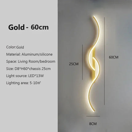 Modern LED Wall Lamp for Living Dining Room Bedroom Bedside Wall Lights Home Decoration LED Wall Sconce Interior Fixture Luster by zapcart