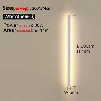 Waterproof Wall Light Outdoor Garden Wall lamps LED Lights Modern Nordic Living Room TV Background IP65 110/220v Wall washer by zapcart