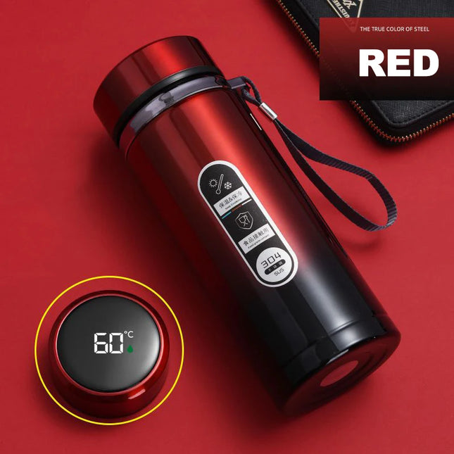 500ML-1Liter Stainless Steel Thermos Bottle with LED Temperature Display Sus304 Tea Water Bottle Vacuum Flask Portable Cups by zapcart