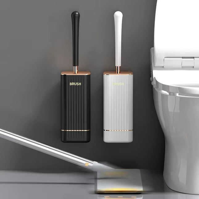 360 Degree Seamless Wall-mounted Brush Household Silicone Material Toilet Brush Wall-mount Toilet Brush Bathroom Accessories by zapcart