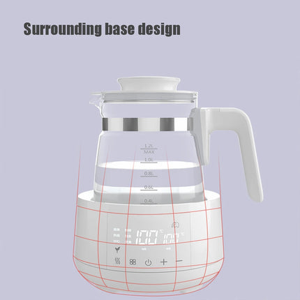 1.2L Electric Water Kettle Infant Thermostatic Milk Regulator Baby Kettle Keep Warm 24 Hours Smart Insulation Pot Milk Warmer by zapcart