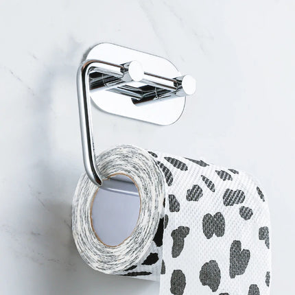 Stainless Steel Self Adhesive Toilet Paper Holder No Drilll Wc Wall Tissue Storage Bathroom Accessories Organization by zapcart