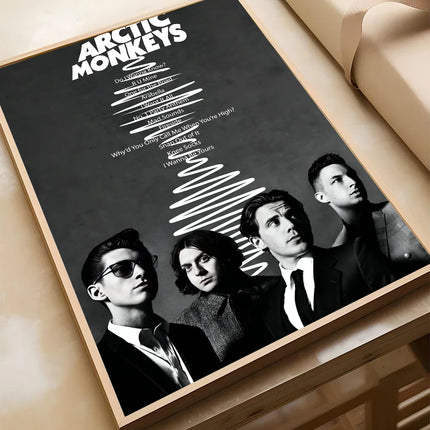 1PC Arctic Monkeys Band Music Album Poster Poster Paper Print Home Living Room Bedroom Entrance Bar Cafe Art Painting Decoration by zapcart
