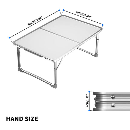 Folding Picnic Table Outdoor,Folding computer table for Homework Compact Handy Camping Table Garden Party BBQ,Multi-Purpose by zapcart