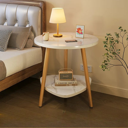 Hot Selling Bedside Table Cabinet Modern Luxury Wood Nightstands Large Bed Side End Table for Bedroom by zapcart