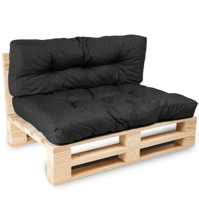 Pallet Cushions Outdoor Water Repellent amp UV Resistant Fabric Highly Comfortable Foam Padded Garden Furniture Cushions 1 Seat by zapcart