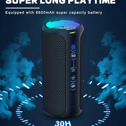 Ortizan Outdoor 40W Bluetooth Speaker Enhanced Bass IPX7 by zapcart