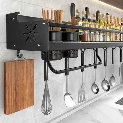 Kitchen Spice Storage Knives Holder Knife Stand Spice Rack Organizer Knives Holder Spoon and Chopsticks Rest Hanging Organizers by zapcart