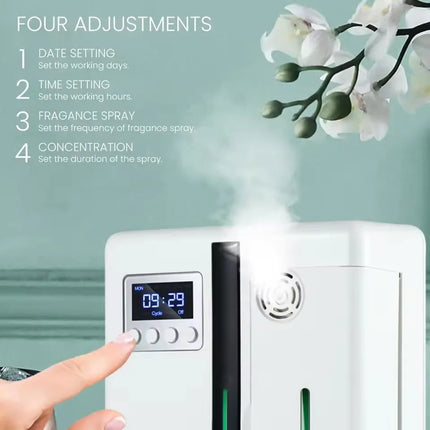 Wall Mounted Scent Air Machine For Home Waterless Essential Oil Diffuser Bluetooth Hotel Collection Diffuser For Room Spa Office by zapcart