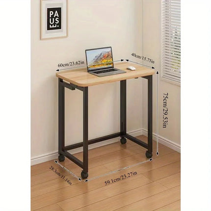 Folding small desk, bedroom desk, student's simple writing desk by zapcart