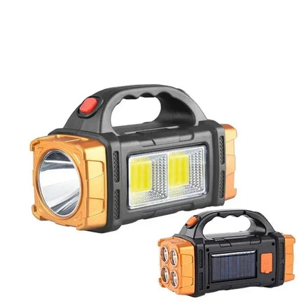 Rechargeable LED Flashlight Solar USB Power Bank Camping by zapcart