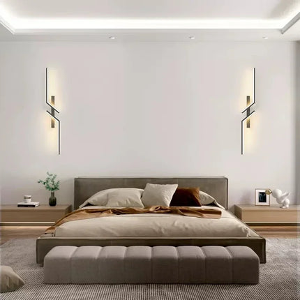 LED Wall Light Modern Minimalist Strip Lighting for Bedroom Bedside Living Room TV Backlight Sofa Decor Wall Sconce Ambient Lamp by zapcart